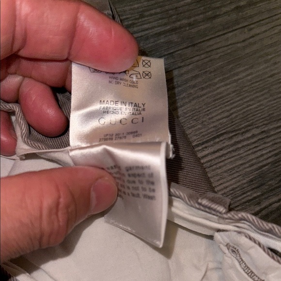 Gucci Men's Corduroy Pants in Light Gray - Picture 6 of 9